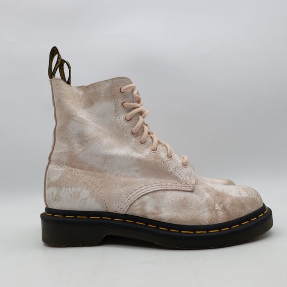 Doc Dr. Martens 1460 Women's US Size 7 Pascal Tie-Dye Suede Boot Lace Up - Picture 1 of 9